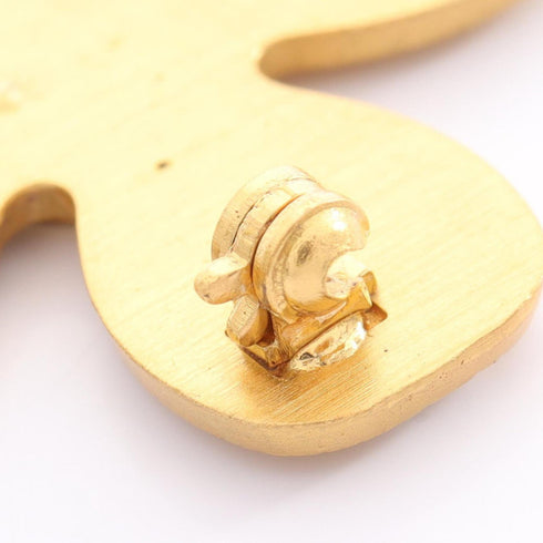 CC Logo Brooch Metal