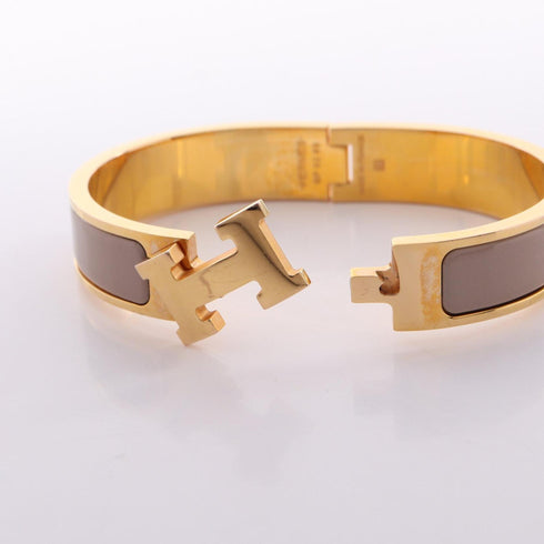 Clic Clac Bangle Enamel and Gold Mini Bracelet
