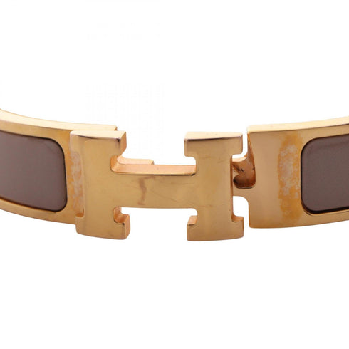 Clic Clac Bangle Enamel and Gold Mini Bracelet