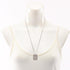 Bandentif Pendant Necklace Metal Silver