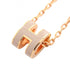Pop H Pendant Necklace Gold-Tone Metal