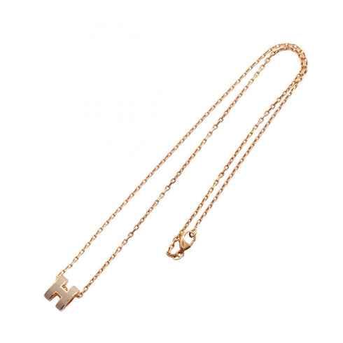 Pop H Pendant Necklace Gold-Tone Metal