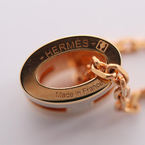 Pop H Pendant Necklace Gold-Tone Metal