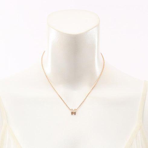 Pop H Pendant Necklace Gold-Tone Metal
