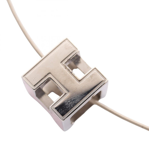 Cage d'H H-Cube Pendant Necklace Metal Pink and Silver