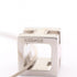 Cage d'H H-Cube Pendant Necklace Metal Pink and Silver
