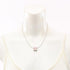 Cage d'H H-Cube Pendant Necklace Metal Pink and Silver