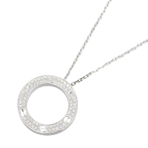 Pendant Necklace 18K White Gold