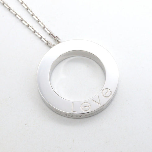 Pendant Necklace 18K White Gold