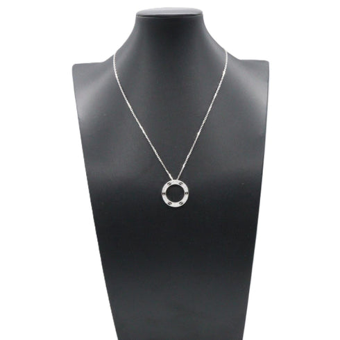 Pendant Necklace 18K White Gold