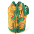 Soie Cool Handbag Printed Silk and Calfskin Small