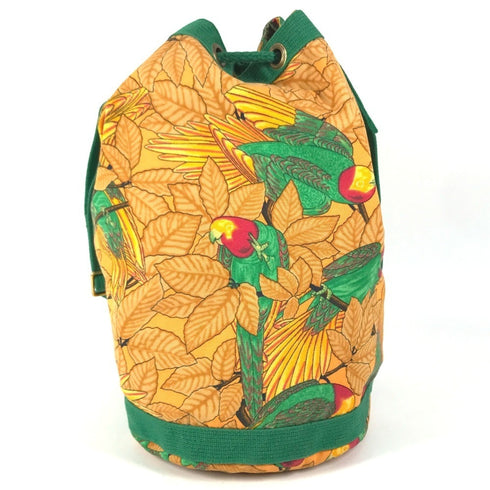 Soie Cool Handbag Printed Silk and Calfskin Small
