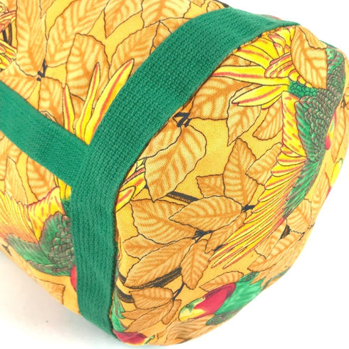 Soie Cool Handbag Printed Silk and Calfskin Small