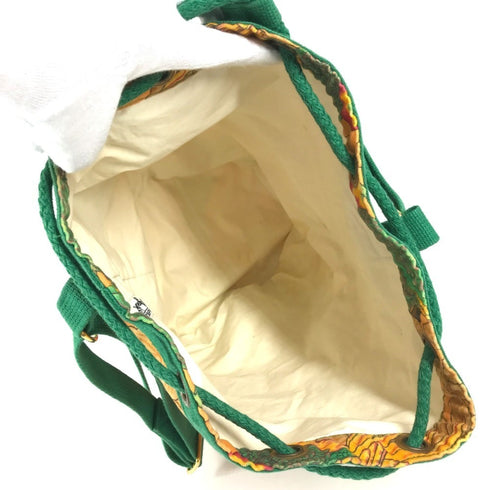 Soie Cool Handbag Printed Silk and Calfskin Small
