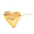 CC Logo Heart Brooch Metal