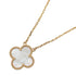 Vintage Alhambra Pendant Necklace 18K Yellow Gold