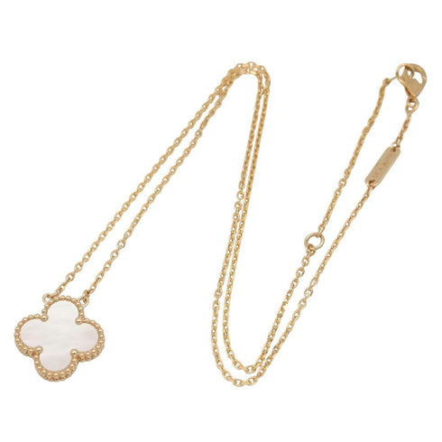 Vintage Alhambra Pendant Necklace 18K Yellow Gold