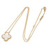Vintage Alhambra Pendant Necklace 18K Yellow Gold