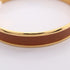 Olympe Bracelet Gold and Leather
