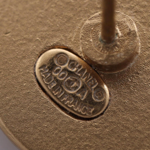CC Logo Circle Earrings Metal