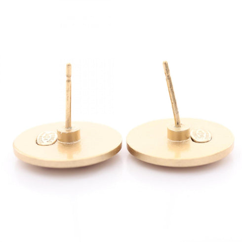 CC Logo Circle Earrings Metal