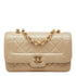 Vintage CC Chain Flap Bag Quilted Lambskin Small