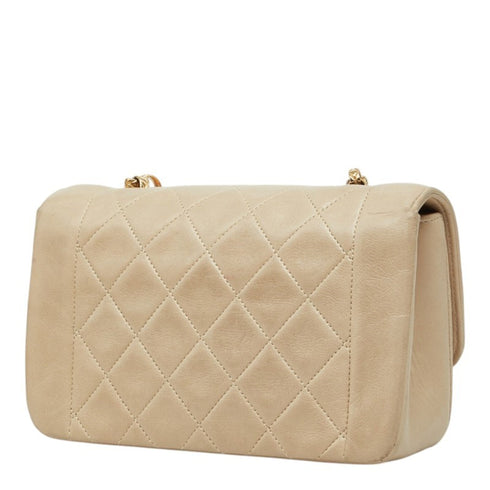 Vintage CC Chain Flap Bag Quilted Lambskin Small