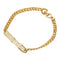Bracelet Rhinestone and Gold Plated