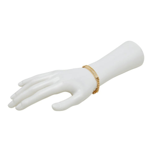Bracelet Rhinestone and Gold Plated