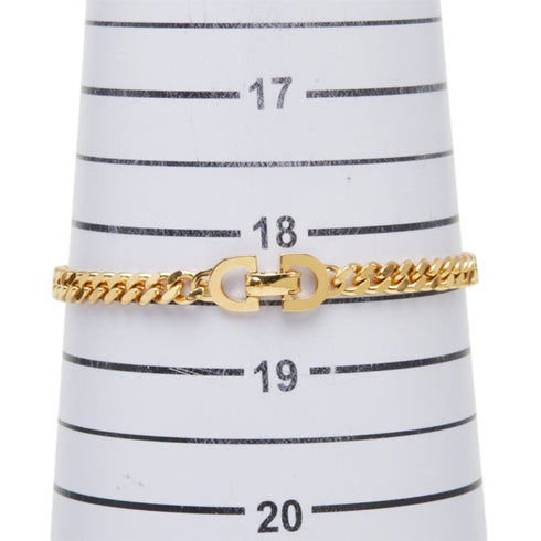 Bracelet Rhinestone and Gold Plated