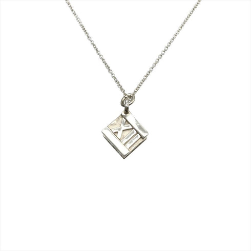 Atlas Pendant Necklace Sterling Silver
