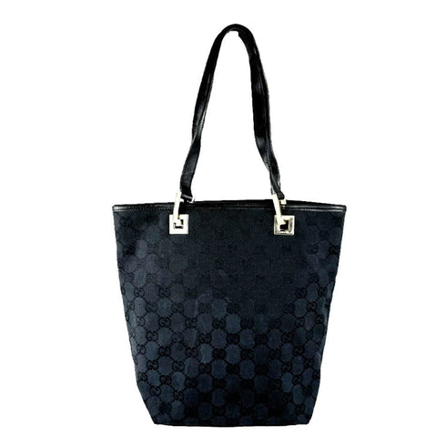 Vintage Bucket Shopping Tote GG Canvas Medium
