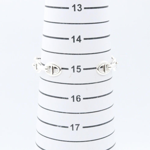 Chaine d'Ancre Enchainée Bracelet Sterling Silver