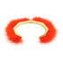 Bracelet Fur and Metal Gold and Orange