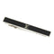 Tie Pin Metal Black and Silver Brooch