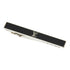 Tie Pin Metal Black and Silver Brooch