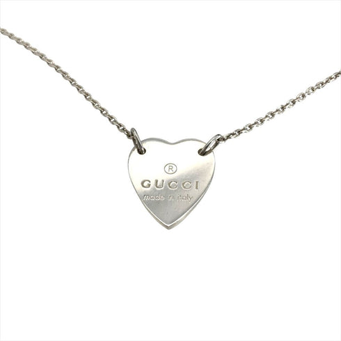 Heart Pendant Necklace Sterling Silver