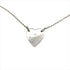 Heart Pendant Necklace Sterling Silver