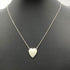 Heart Pendant Necklace Sterling Silver