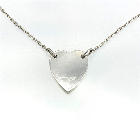 Heart Pendant Necklace Sterling Silver