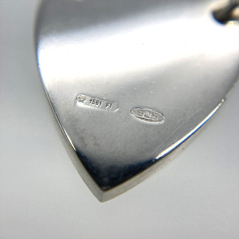 Heart Pendant Necklace Sterling Silver