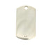 Dog Tag Plate Pendant Necklace Sterling Silver