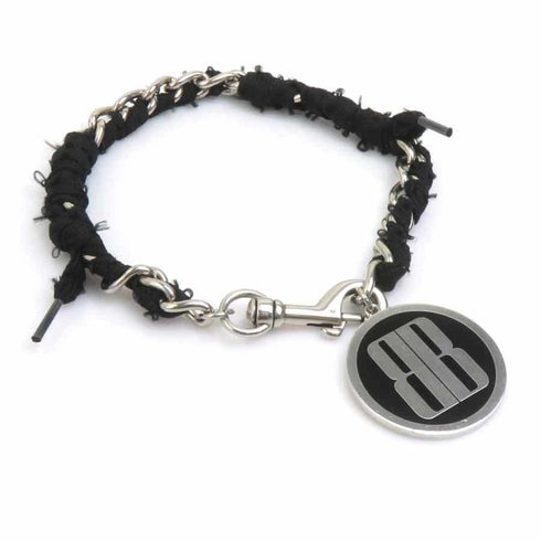 Necklace Metal Black and Silver