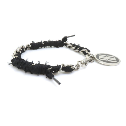 Necklace Metal Black and Silver