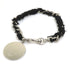 Necklace Metal Black and Silver
