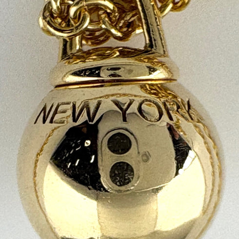 Hardware Ball Pendant Necklace 18K Yellow Gold