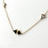 Pendant Necklace 18K Rose Gold with Onyx and Shell