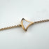 Pendant Necklace 18K Rose Gold with Onyx and Shell
