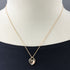 Lock Heart Pendant Necklace 18K Rose Gold Mini