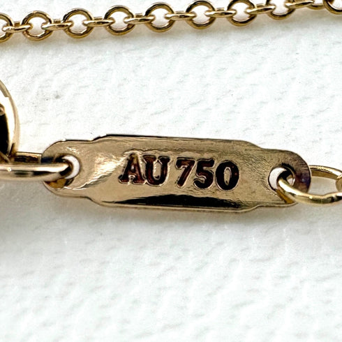 Lock Heart Pendant Necklace 18K Rose Gold Mini